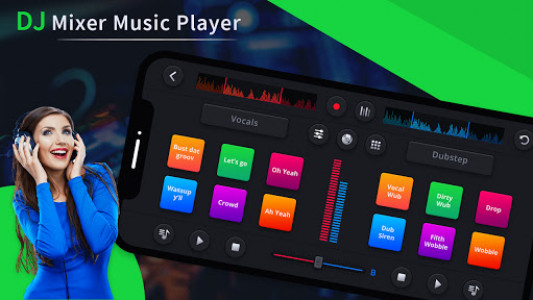 اسکرین شات برنامه Dj Mixer Player - free Virtual DJ Music Player 3