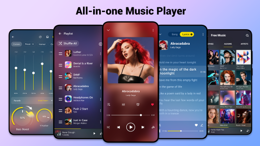 اسکرین شات 1 برنامه Music Player - Mp3 Player