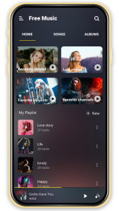 اسکرین شات 3 برنامه Music Player - Mp3 Player