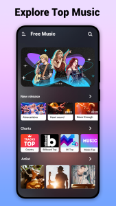 اسکرین شات 2 برنامه Music Player - Mp3 Player