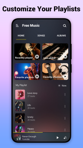 اسکرین شات 8 برنامه Music Player - Mp3 Player