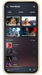 اسکرین شات برنامه Music Player - Mp3 Player 4