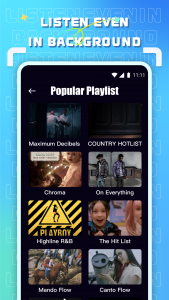 اسکرین شات برنامه Offline Music Player: Play MP3 6
