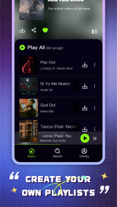 اسکرین شات برنامه Offline Music Player: Play MP3 3