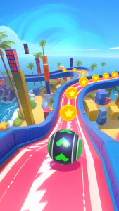 اسکرین شات بازی 3D Super Rolling Ball Race 6