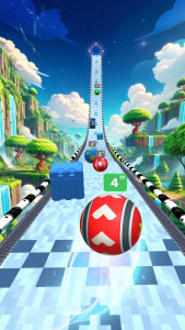 اسکرین شات بازی 3D Super Rolling Ball Race 2