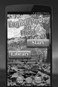 اسکرین شات برنامه English Poetry On Photo 3