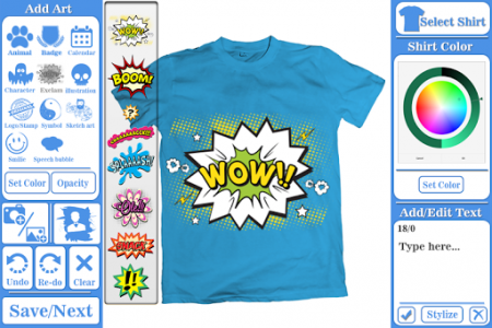 اسکرین شات برنامه T-shirt design maker 3