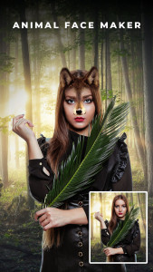 اسکرین شات 3 برنامه Animal Face Photo Editor