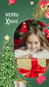 اسکرین شات 2 برنامه Christmas Photo Frame & Quotes