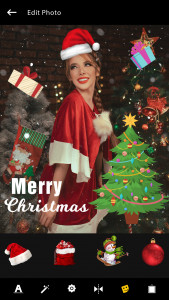 اسکرین شات 6 برنامه Christmas Photo Frame & Quotes