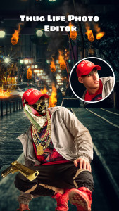 اسکرین شات 3 برنامه Thug Life Photo Editor