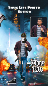 اسکرین شات 2 برنامه Thug Life Photo Editor