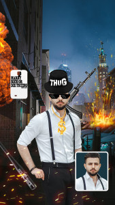اسکرین شات 1 برنامه Thug Life Photo Editor