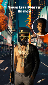 اسکرین شات 4 برنامه Thug Life Photo Editor