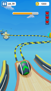 اسکرین شات 4 بازی Skyball Run Rolling Ball Game