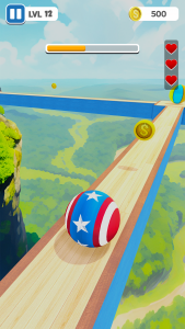 اسکرین شات 5 بازی Skyball Run Rolling Ball Game