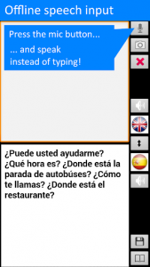 اسکرین شات برنامه Offline Translator: Spanish-English Free Translate 5