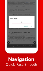 اسکرین شات برنامه PDF Reader - 2 MB, Fast Viewer 6