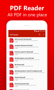 اسکرین شات 1 برنامه PDF Reader - PDF Viewer App