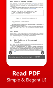 اسکرین شات برنامه PDF Reader - 2 MB, Fast Viewer 2