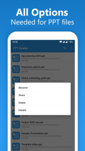 اسکرین شات برنامه PPT Reader: PPTX Slides Viewer 6