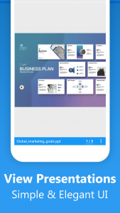 اسکرین شات برنامه PPT Reader: PPTX Slides Viewer 3