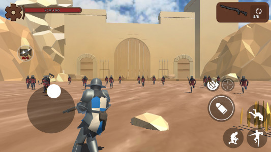 اسکرین شات بازی Bring a gun to a sword fight 1