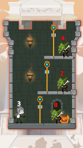 اسکرین شات بازی Stickman Legendary Knight: Pull Pin Level Up 5