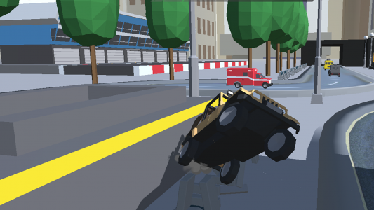 اسکرین شات بازی Ragdoll Traffic 3D 1