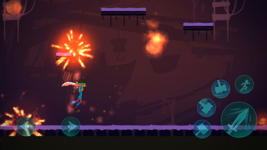 اسکرین شات 7 بازی Stickmen Exile Fighter