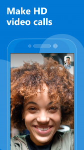 عکس از محیط نرم افزار skype