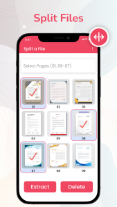اسکرین شات 4 برنامه Split & Merge PDF files