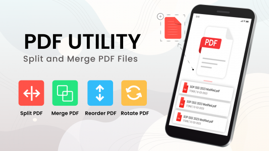 اسکرین شات 1 برنامه Split & Merge PDF files