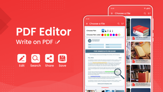 اسکرین شات برنامه PDF Editor: Write on PDF 1