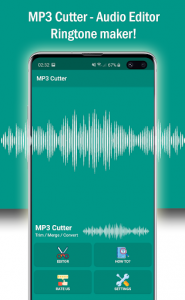 اسکرین شات برنامه MP3 Cutter and Ringtone maker 1