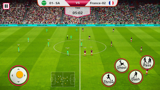 اسکرین شات بازی Football 2024 Match Soccer 3