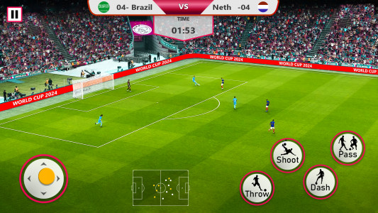اسکرین شات 2 بازی Football 2024 Match Soccer