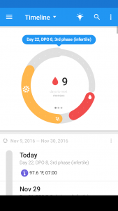 اسکرین شات برنامه OvuView: Ovulation & Fertility 1