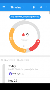 اسکرین شات 1 برنامه OvuView: Ovulation & Fertility