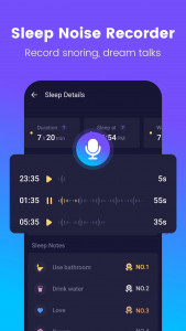 اسکرین شات برنامه Sleep Tracker: Sleep Cycle & Snore Recorder 4