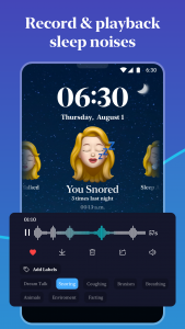 اسکرین شات برنامه Sleep Monitor: Sleep Tracker 3