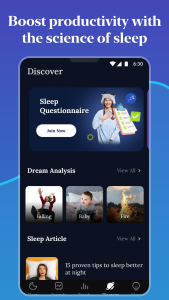 اسکرین شات برنامه Sleep Monitor: Sleep Tracker 8