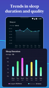 اسکرین شات برنامه Sleep Monitor: Sleep Tracker 6