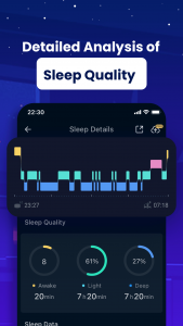 اسکرین شات برنامه Sleep Monitor: Sleep Tracker 4