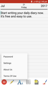 اسکرین شات 2 برنامه Diary