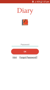 اسکرین شات 1 برنامه Diary