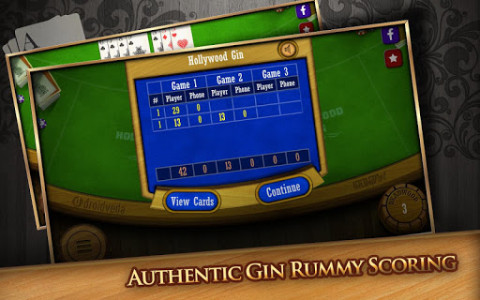 اسکرین شات بازی Gin Rummy 4