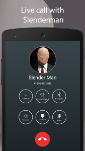 اسکرین شات برنامه Slender Man's Fake Video Call 3