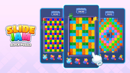 اسکرین شات 8 بازی Slide Jam: Block Puzzle